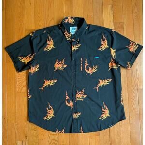 RSVLTS x Discovery Shark Week Sea Tiger Kunuflex Button-Up 3XL